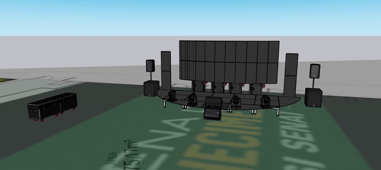 FENACOM — palco da Arena do Conhecimento