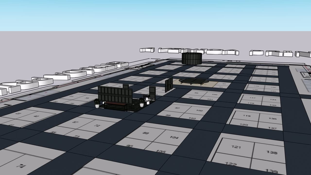 Salão do Imóvel 2026 — planta 3D da feira